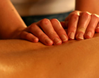 Image of person giving a back massage
